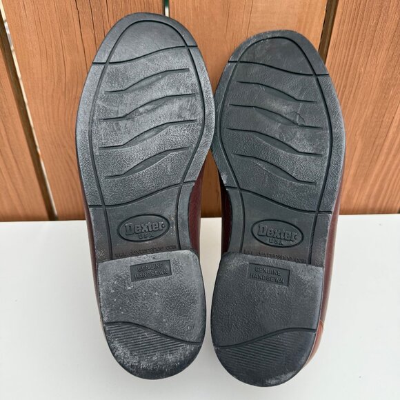 Brown Dexter Men's Leather Loafers with Tassels Size 9M - Picture 8 of 9